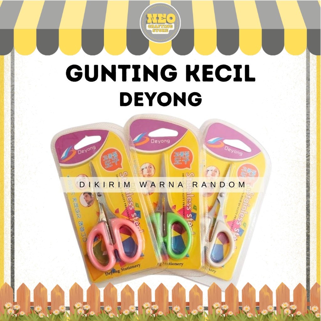 

DEYONG Gunting Kecil Tajam Stainless Steel