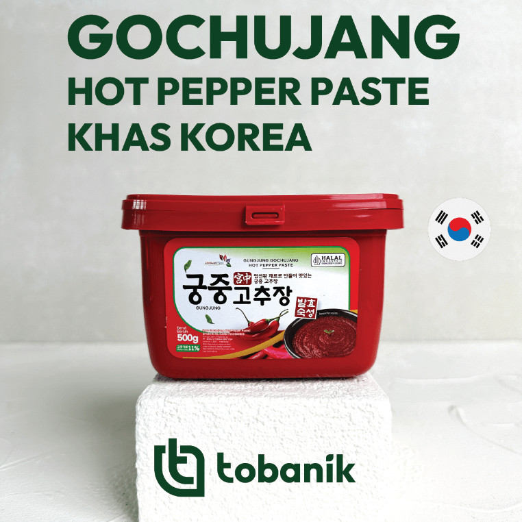 

Gungjung Gochujang Hot Pepper Taste / Pasta Cabai Pedas Korea 500 Gram