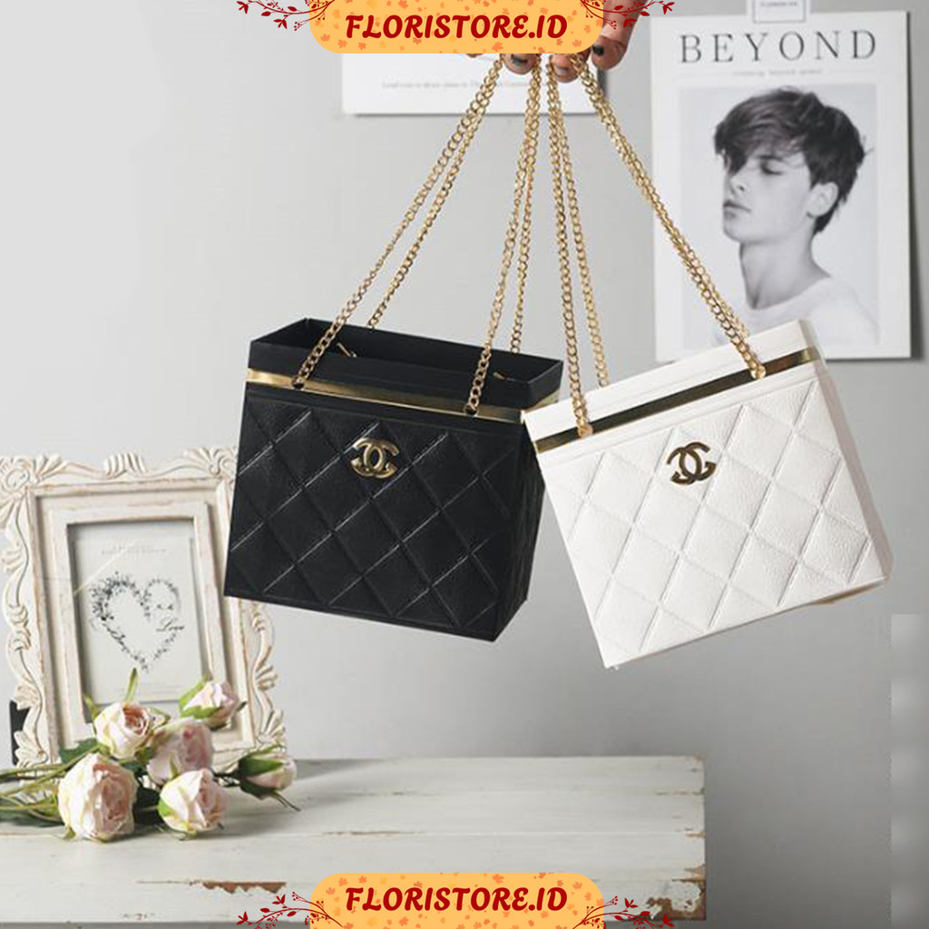 

PREMIUM CHANNEL FLOWER PAPER BAG / KERANJANG BUKET BUNGA / AKSESORIS BUKET / FLORIST BAG SUPPLY / FLOWER BASKET / PAPER BAG