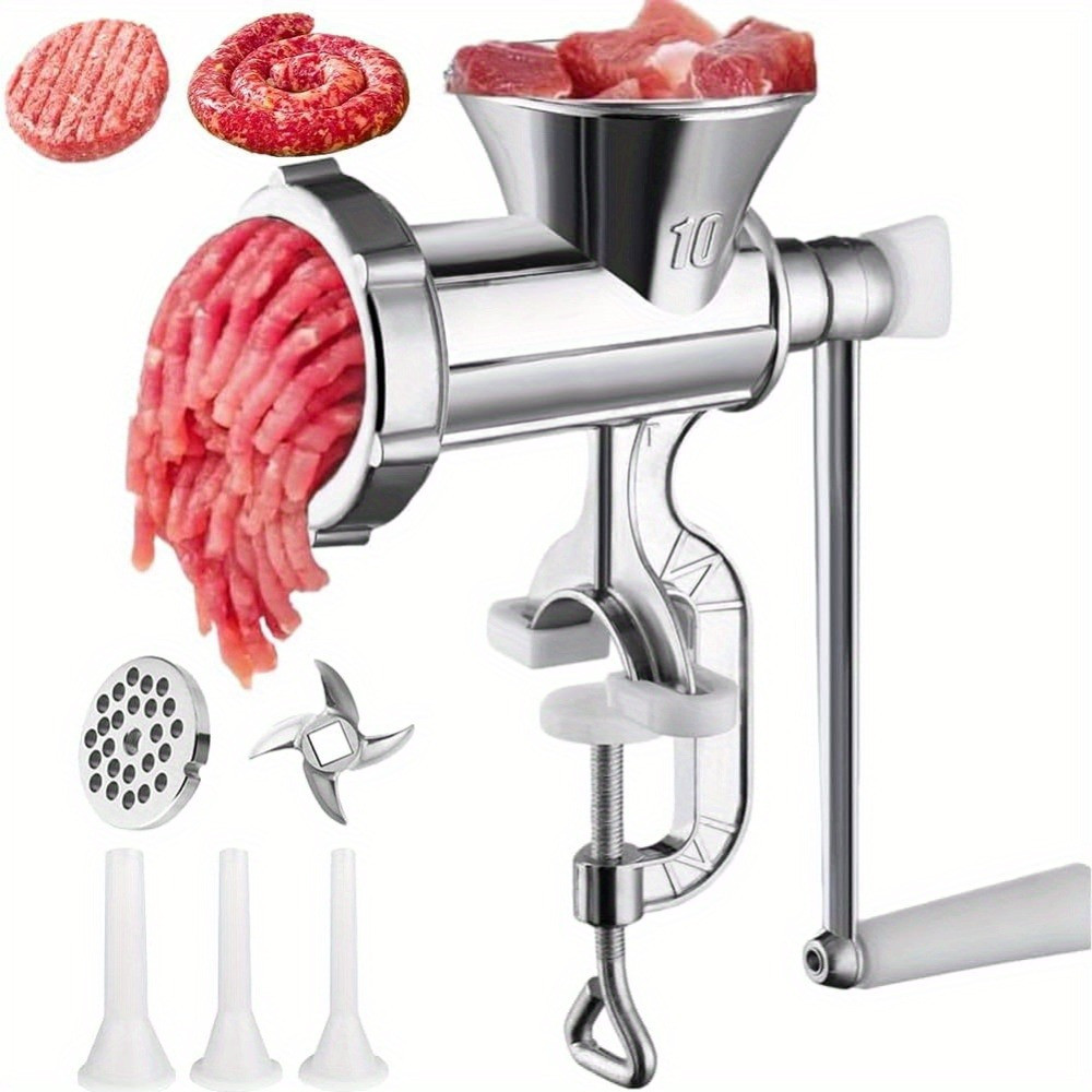 Meat Grinder - Manual Mincer Hand Crank Meat Grinder Sausage Grinder Meat Grinder Manual Sausage Mak