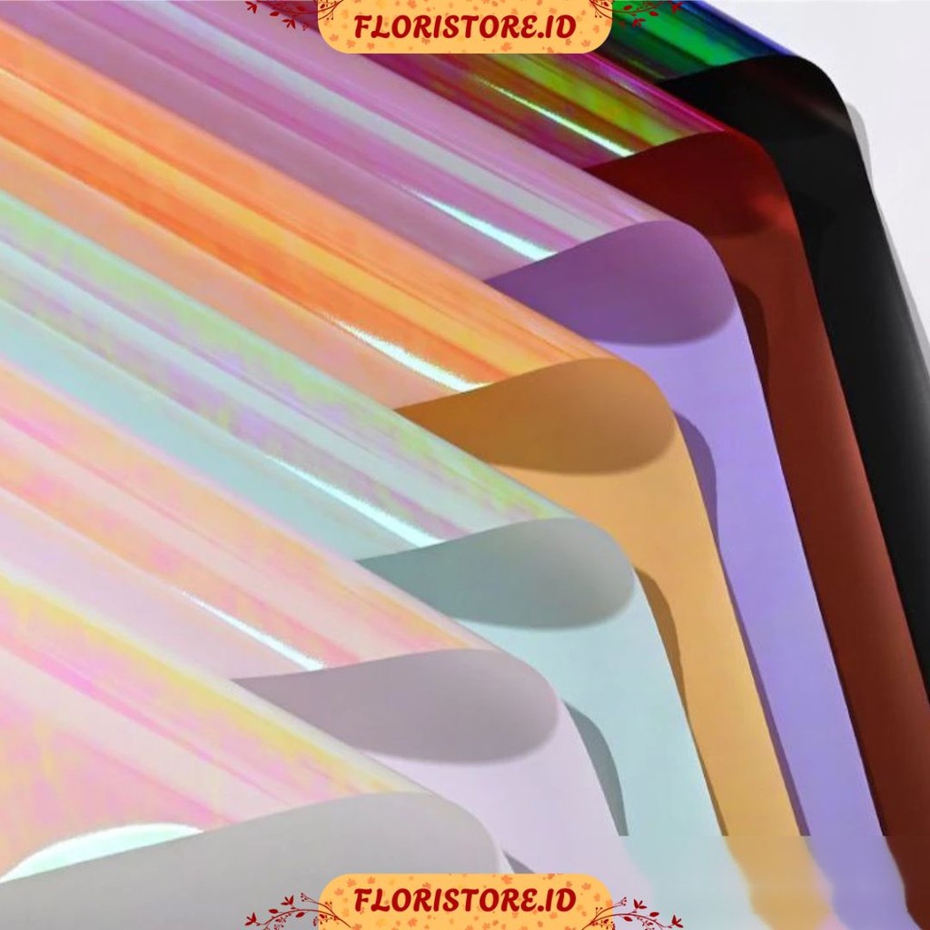 

HOLOGRAPHIC CELLOPHANE / FLORIST PAPER / KERTAS BUKET BUNGA / WRAPPING WRAPPER / HOLOGRAM / KERTAS KADO