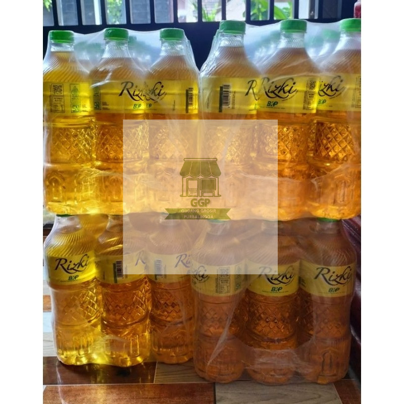 

1 Krat Minyak Rizki 800ml Kemasan Botol | 1 Dus Minyak Goreng Rizki Minyak Berkualitas isi 12 pcs