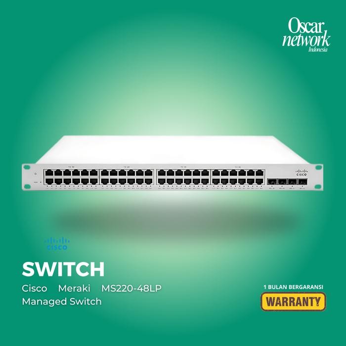 Switch Jaringan 48 Port Layer 2 PoE Rackmount