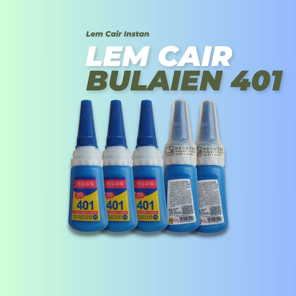 

lem bulaien 401 power glue lem vanes super kuat instan panahan archery 20g