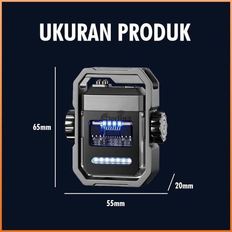 COD Korek api elektrik plasma X windproof spiner X12