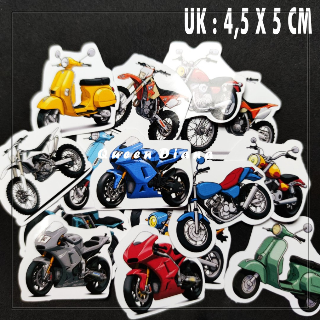 

Stiker A3 Unik Gambar Motor Isi 15 Pcs Cute Untuk Hiasan Gambar Motor Balap