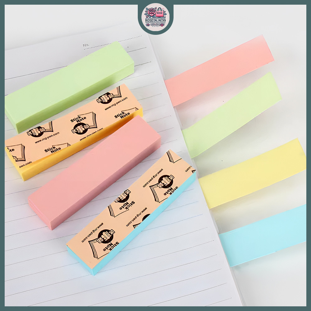

RO Memo Stick Index Tab Penanda Warna Isi 4 76X76Mm 100Lembar