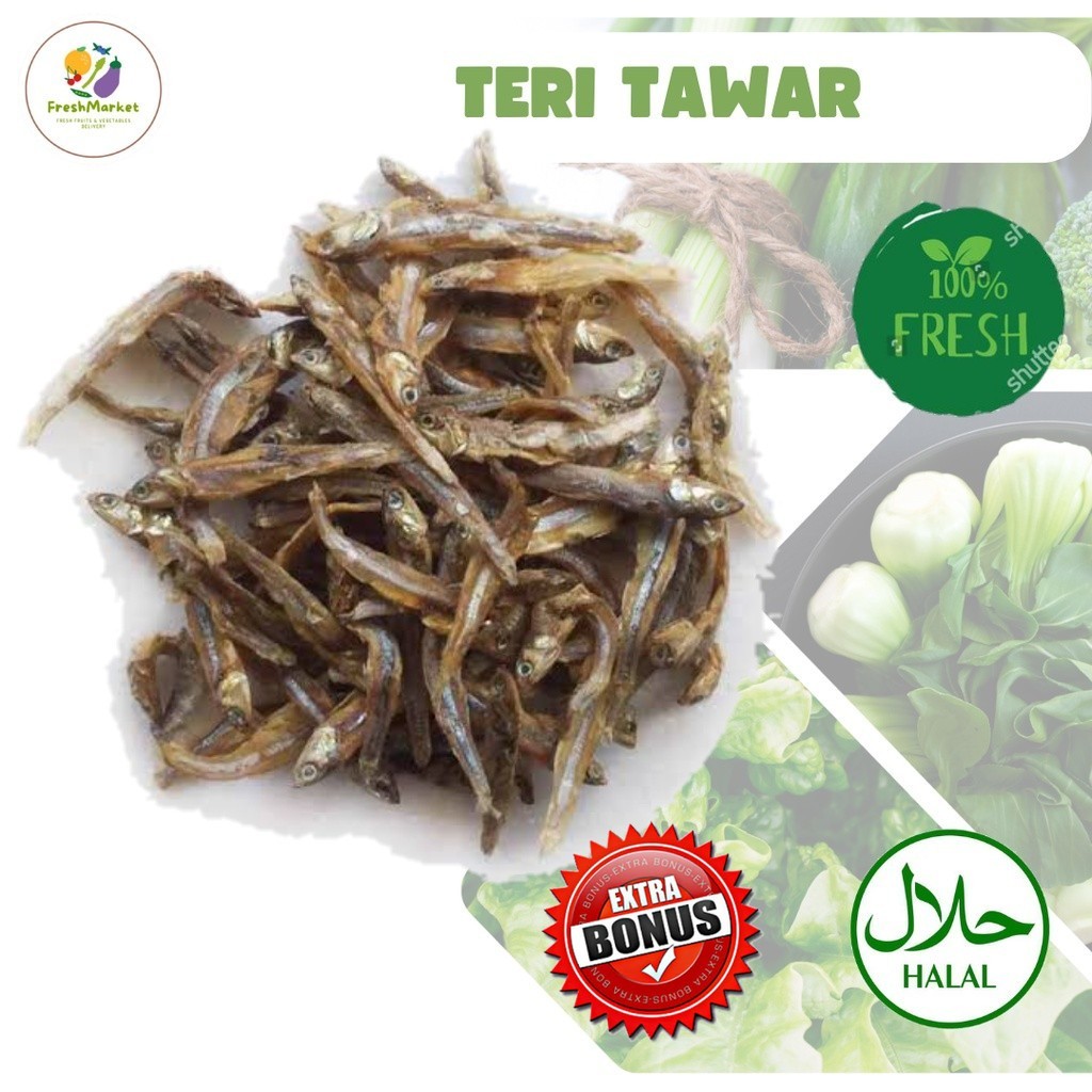 

Ikan Teri Tawar Per 250 Gram Sayurinstant