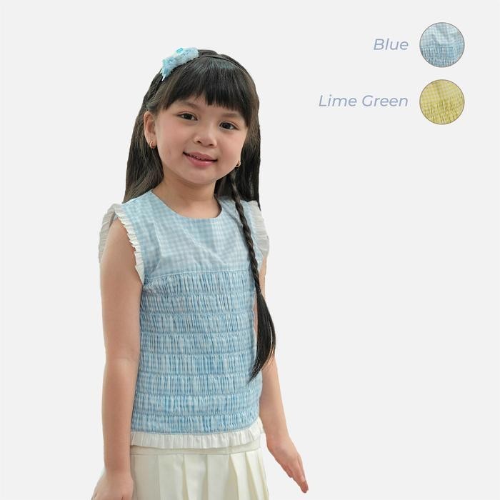 TEPAKYANG                 Carla Smock Blouse - Atasan Anak | Atasan Anak Perempuan | Baju Atasan Ana