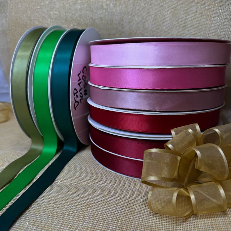 

1 ROLL - size 1.9 cm DX | Pita Double Satin Import 6/8 INCH