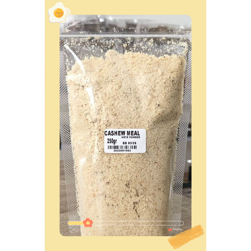 

Kacang Mete Bubuk 250 gr / Cashew Meal 250gr / Cashew ground 250 gr /Mete Giling / Mede Powder