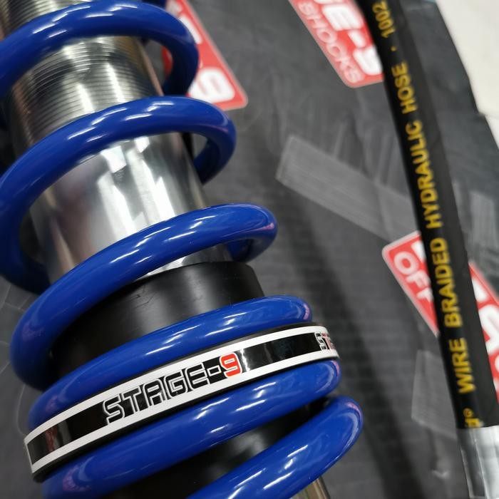 Shock breaker coilover stage-9 travel 10” dan 12”