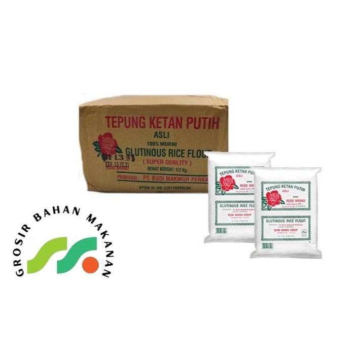 

TEPUNG KETAN ROSE BRAND 500GR PER DUS