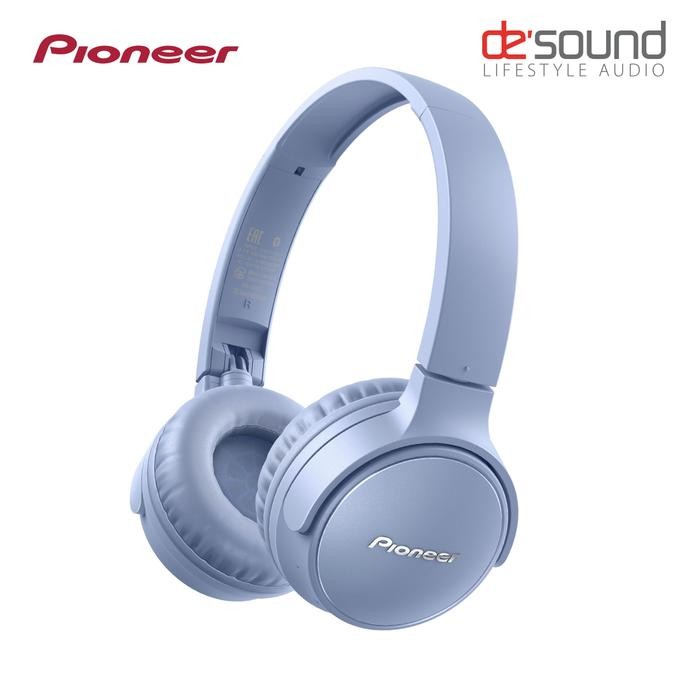 Pioneer Bluetooth Headphone S3BT - Blue [terlaris]