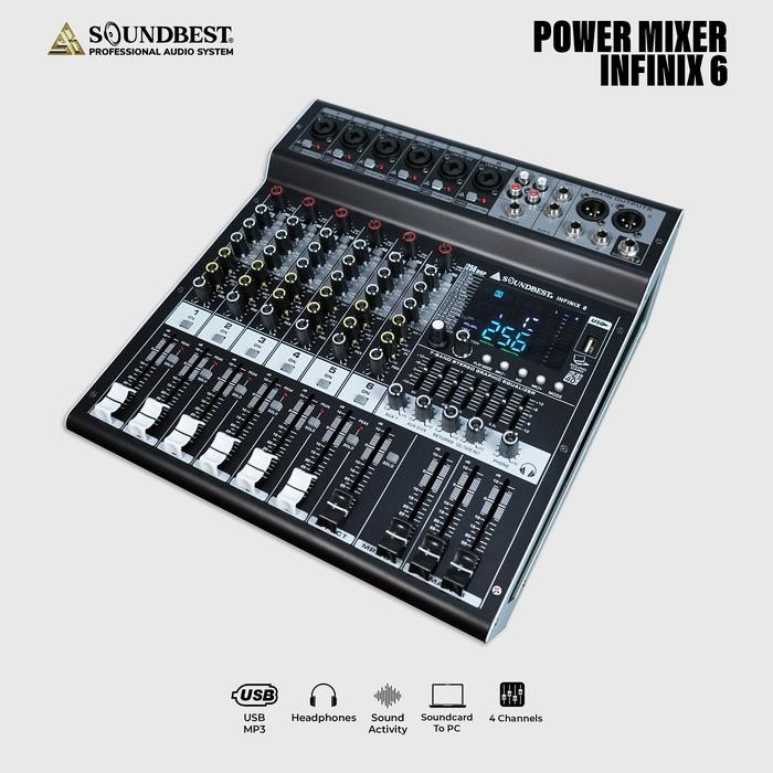 GROSIR POWER MIXER AUDIO SOUNDBEST INFINIX 6