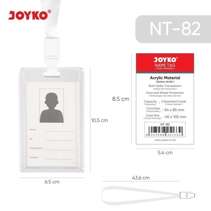 Joyko name tag Akrilik Joyko NT-82