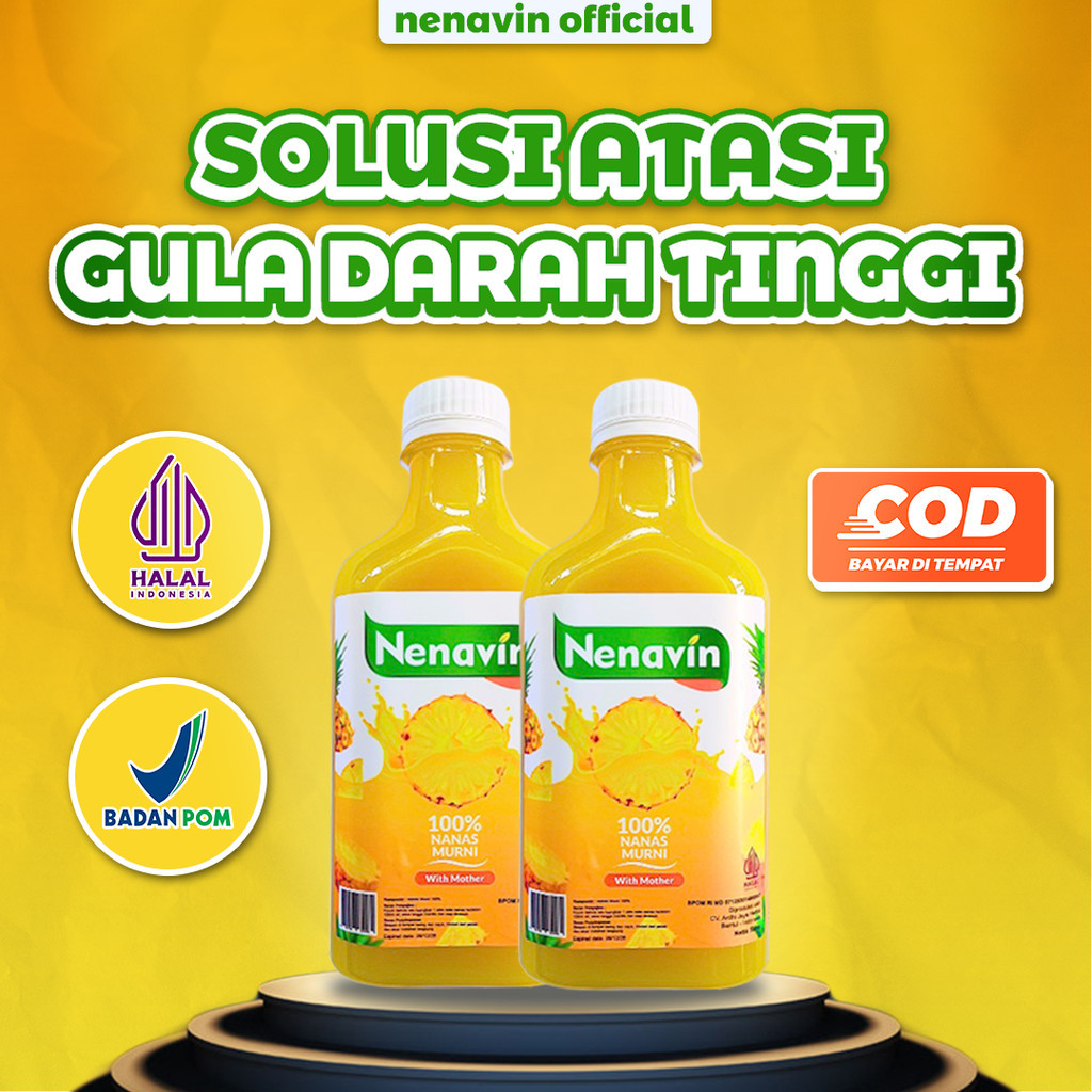

Nenavin Cuka Nanas Atasi Gula Darah Tinggi 2 Botol