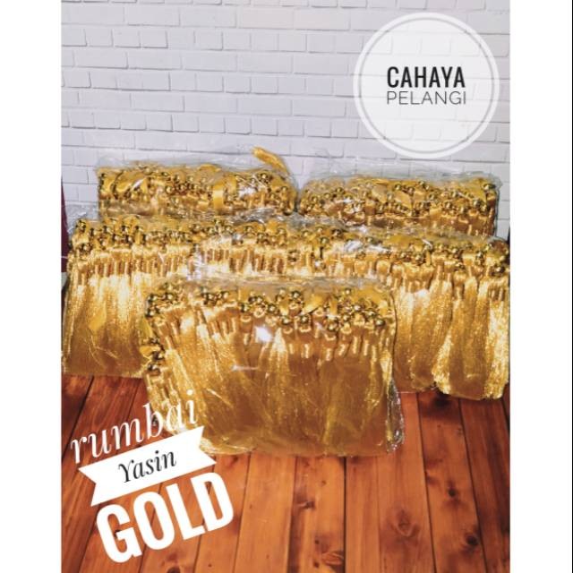 

NEW PRODUK Rumbai pita pembatas Yasin isi 100 pcs *GOLD* TERLARIS