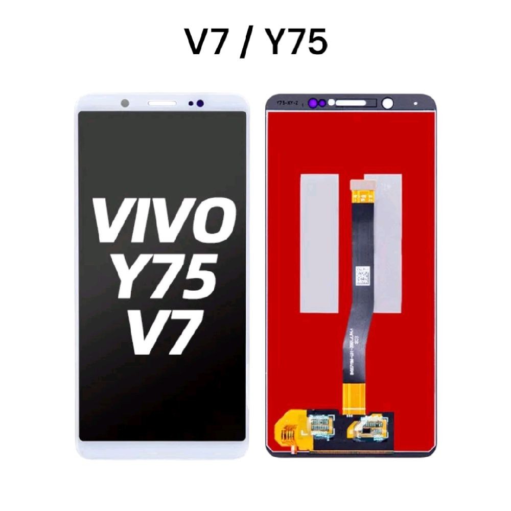 LCD COMPATIBLE VIVO V7 1718 Y75 FULLSET TOUCHSCREEN ORIGINAL KUALITAS TERBAIK LAYAR KACA GLASS PONSE