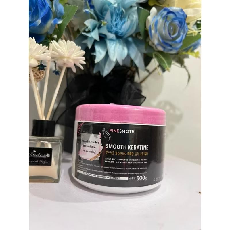 JAUHARE_STORE  PINKSMOTH SMOOTHING PELURUS TANPA CATOK KOREA 500ml