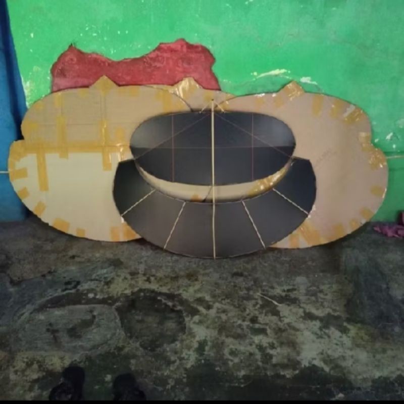 SEVS.QOR layang layang pegon 1 meter bisa riqwes warna