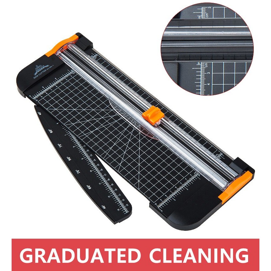 

Home Office Small A4 Portable Manual Bidirectional Paper Cutting Machine Photo Card Payslip Multifunctional Special Tool