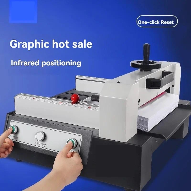 

Upgrade 320A 320B Paper Trimmer Electric Paper Cutter Book Cutting Machine Small Graphic Business Card Photo Cutting Machine