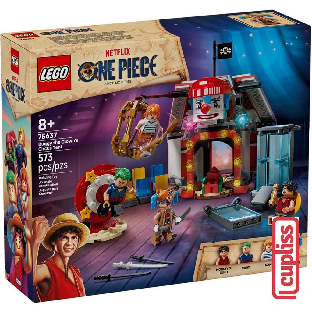 LEGO Original One Piece 75637 Buggy the Clown Circus Tent Cupliss KG