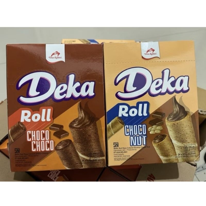

DEKA CHOCO WAFER ROLL 1 BOX ISI 24 / WAFER STICK DEKA