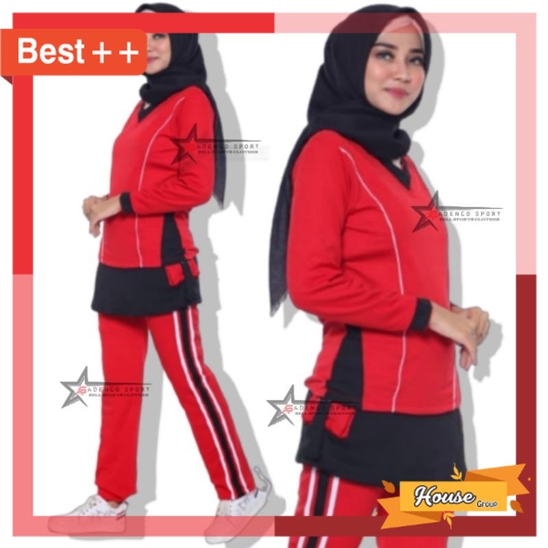 stelan senam jumbo / stelan senam plat / baju senam / stelan senam olahragaBAJU CASUAL KEREN SPORTY 