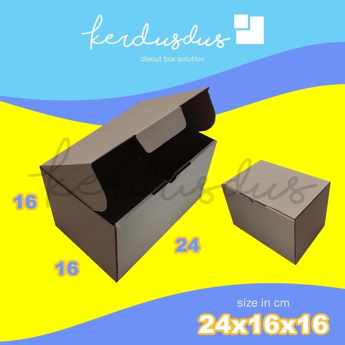 

24x16x16 cm kardus carton box diecut pizza kue packing packaging