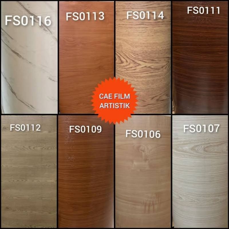 HPL STICKER / HPL MOTIF KAYU / PELAPIS KAYU TRIPLEK MEJA DINDING PINTU HPL