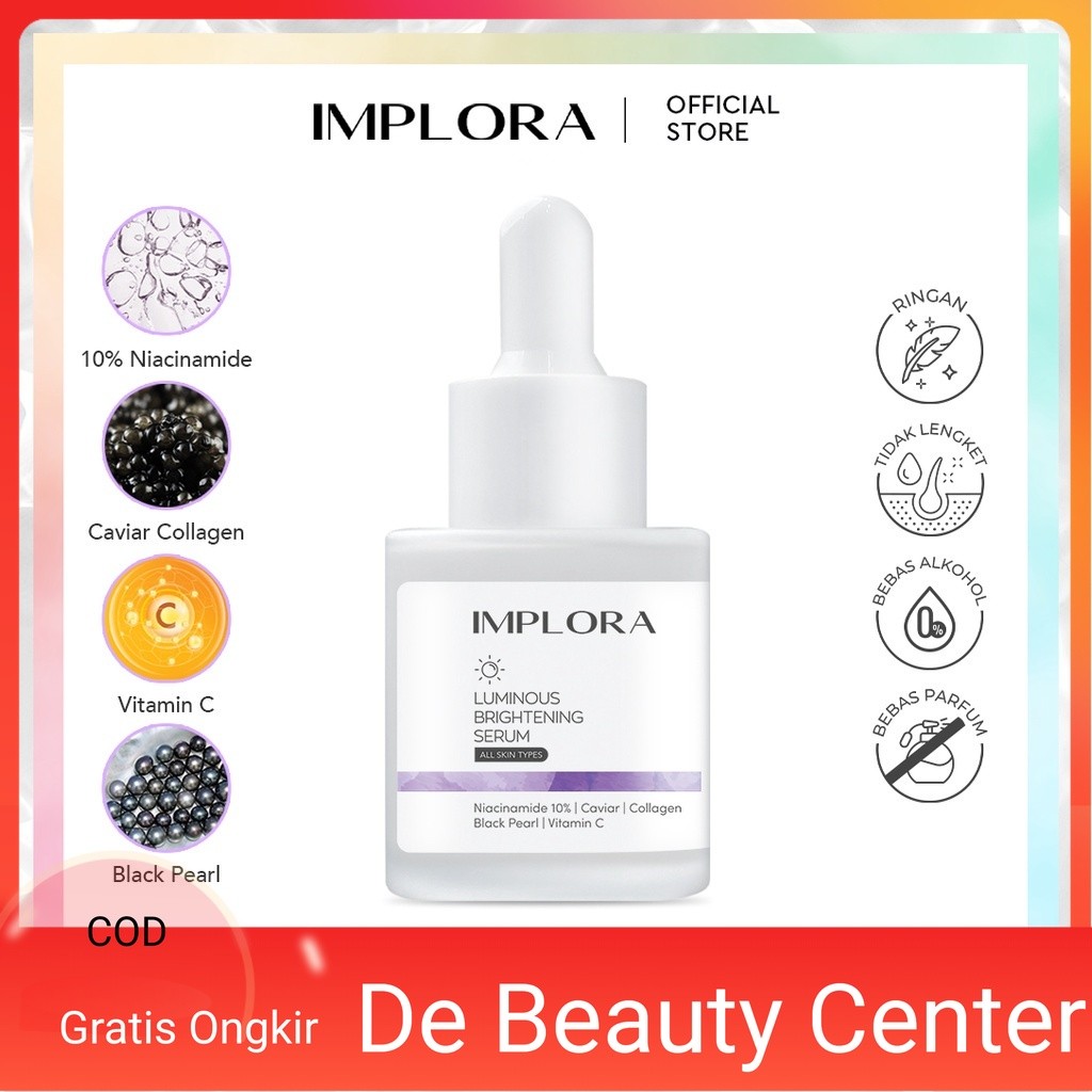 IMPLORA Face Serum  | Serum Wajah IMPLORA |Vitamin Wajah | Serum Muka  IMPLORA | Serum Treatment