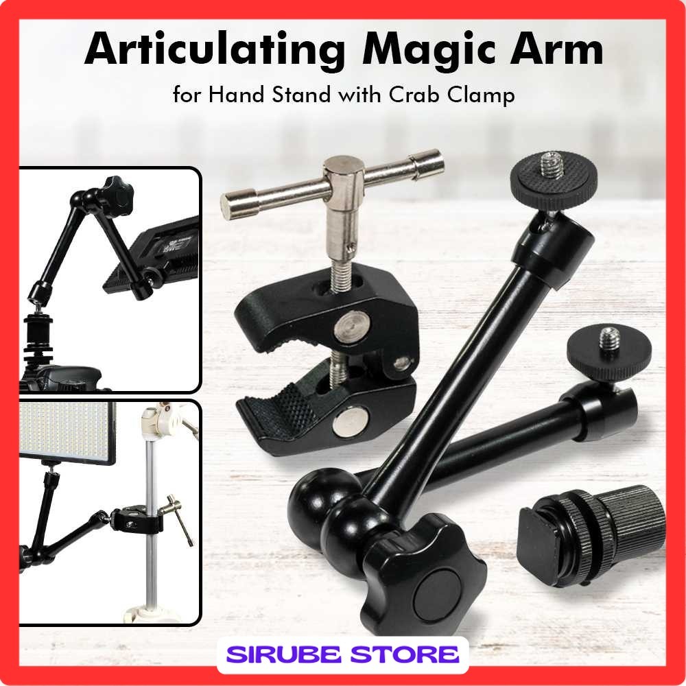 Articulating Magic Arm Long for Hand Stand with Crab Clamp - JT10002