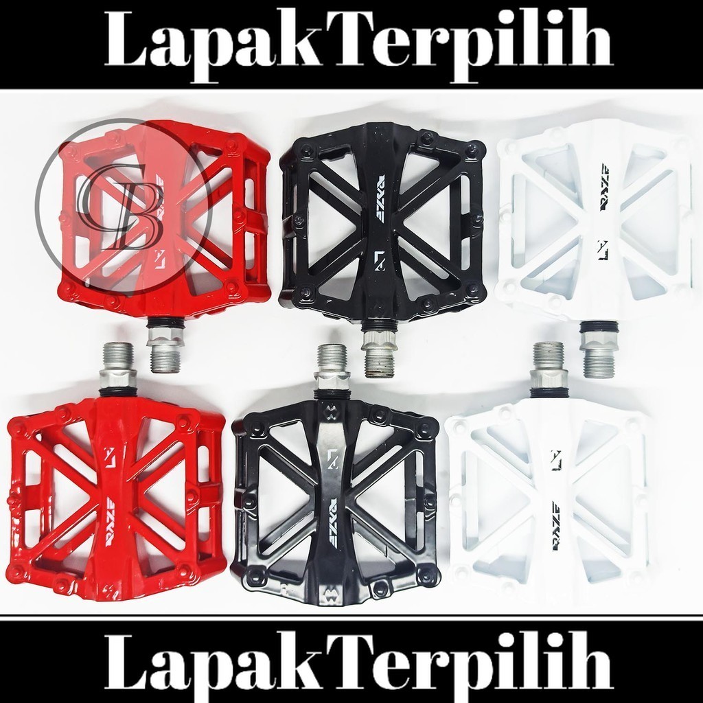Pedal Sepeda MTB Lipat Fixi Federal Balap Roadbike Bearing Alloy Raze P78 As Besar Murah Ori Origina