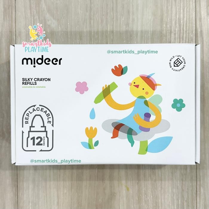 

Mideer Silky Quick Dry Crayons Bucket Mainan Kreativitas Anak - Reffils 2