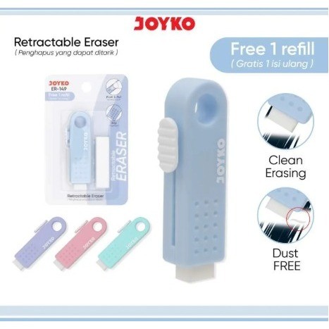 

(1 PCS) PENGHAPUS JOYKO ER-149 FREE REFILL