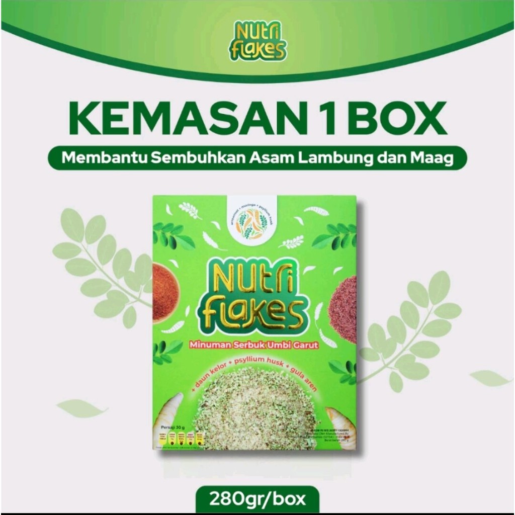 

NUTRIFLAKES SEREAL LAMBUNG AMPUH MENGATASI ASAM LAMBUNG GERD MAAG NUTRIFLAKES 1 BOX