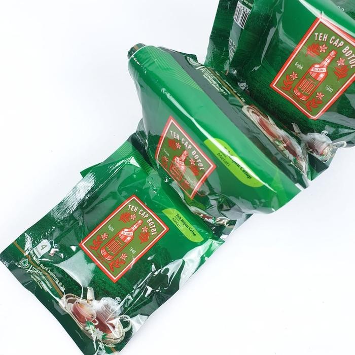 

TEH CAP BOTOL HIJAU CELUP SACHET 1 Rc isi 10 bks- TEH HIJAU CELUP