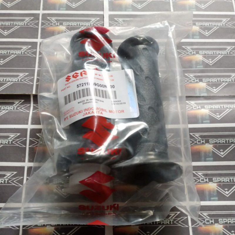 Handgrip Stang Kanan Kiri Suzuki Smash Old New Shogun 110 125 Motor Sparepart