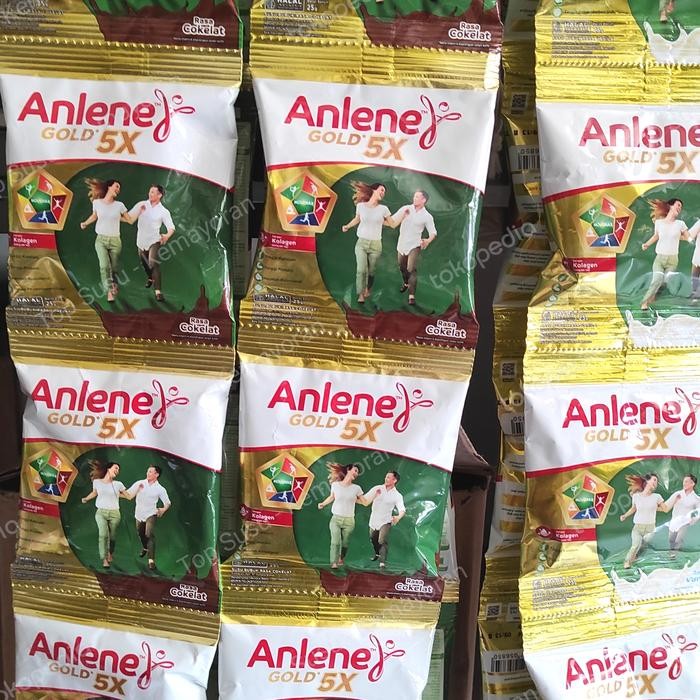 

[Promo] Anlene Gold 5x Sachet 25g x 10 Sachet Rasa Vanila / Coklat (1 Renceng) - Coklat