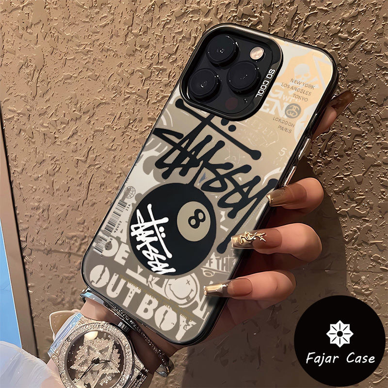 Casing ponsel IMD The 8th Ball - Desain Minimalis iPhone 15 Pro Max 15 Plus 15 Pro 15 11 11 Pro Max 