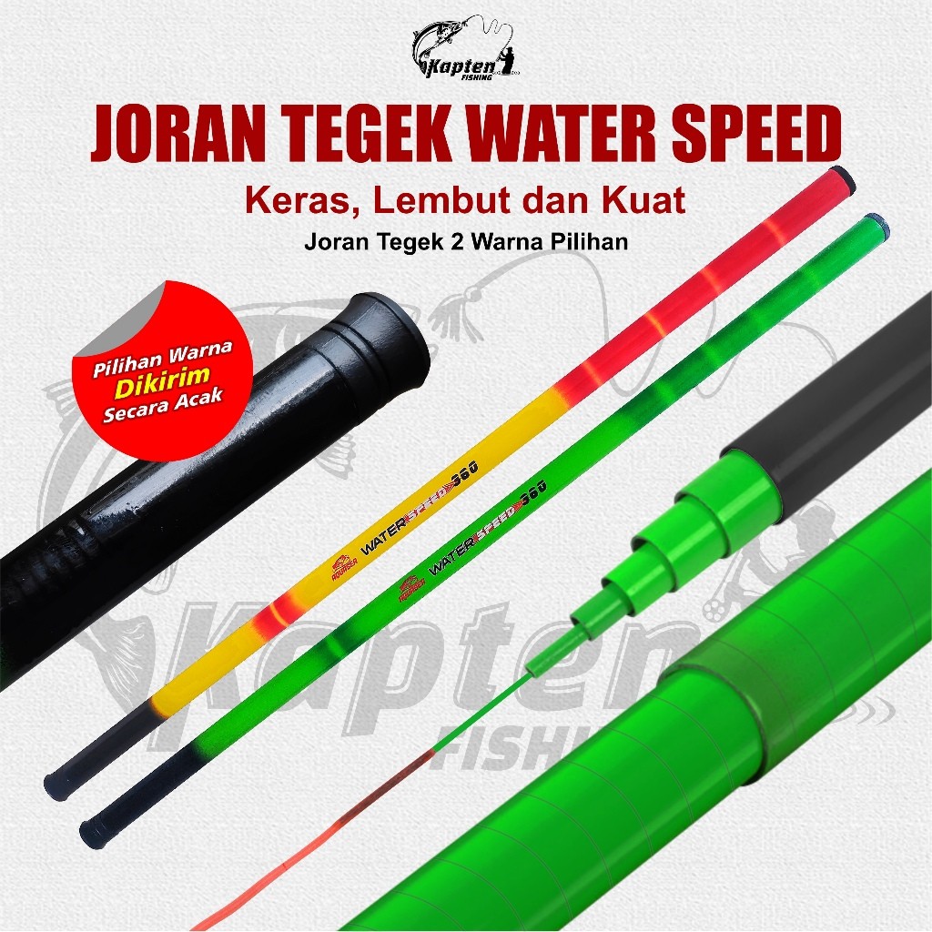 Kaptenfinshing JORAN TEGEK WATER SPEED  PANCING tegek murah kuat ultralight lentur micro casting