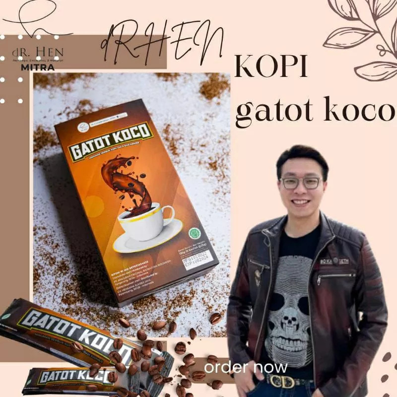 

PRODUK TERBARU Kopi Gatot Koco Kopi Stamina Pria dr Hen by dr. Richard Lee dan Hotman Paris