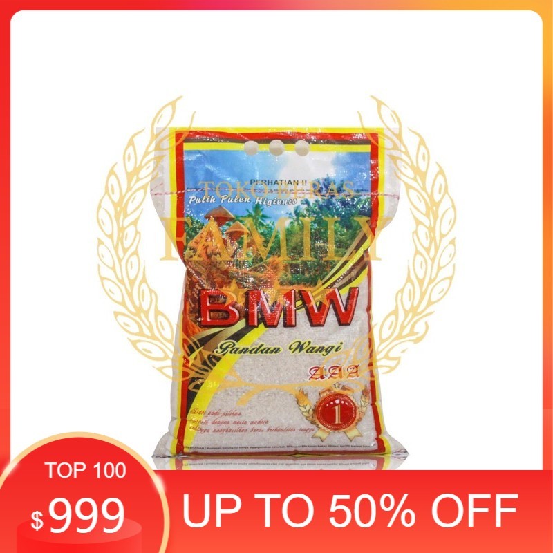 

Beras BMW Pandan Wangi Premium dan Super Premium 5kg