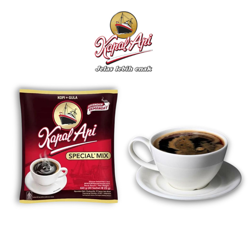 

Kopi Kapal Api Special Mix 23gr 1 Renceng 10pcs
