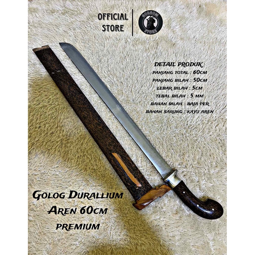 GOLOK PANJANG BAJA PER 60 cm ASLI BAJA