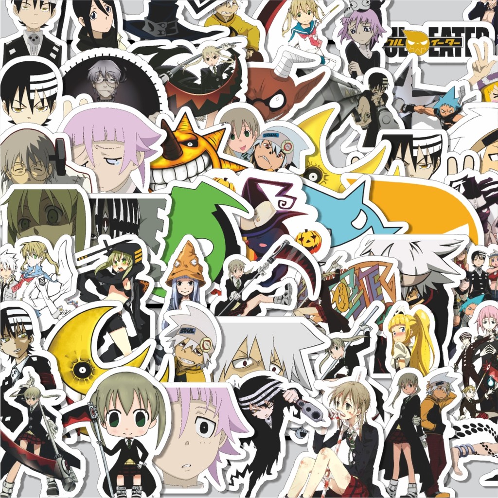 

Stiker Cutting Pack Stiker Anime Series Soul Eater Character Mix 2 Isi 100Pcs Series Aesthetic Lucu Keren Untuk Koper Bahan Vynil