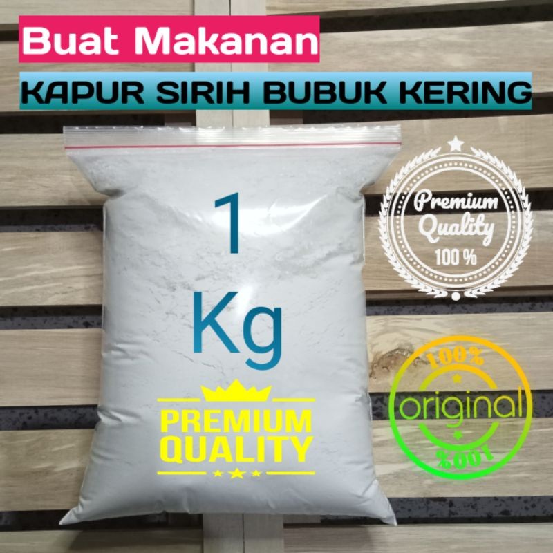 

[RS] 1 kg kapur sirih serbuk untuk makanan ,aman di konsumsi banyak manfaat