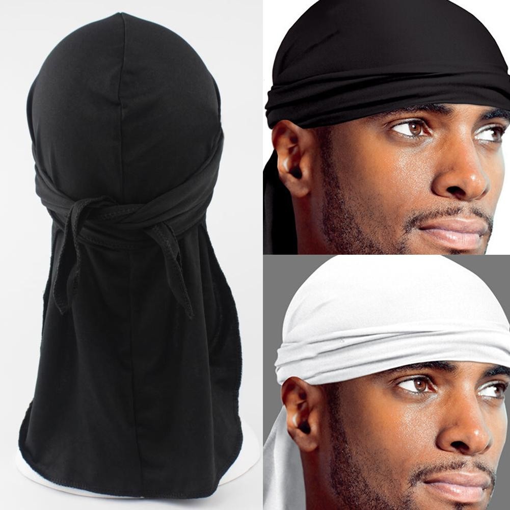 Unixes Braids Dreadlocks Spandex Long Tail Bonnet Cap Breathable Bandana Hat Velvet Durag Do Doo Du 